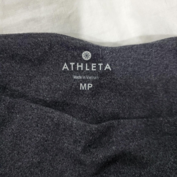 Athleta Grey Flared Leggings - Size MP - Picture 6 of 6
